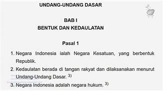 Pasal 27 Ayat 1 2 3 Sampai Pasal 34 Uud 1945